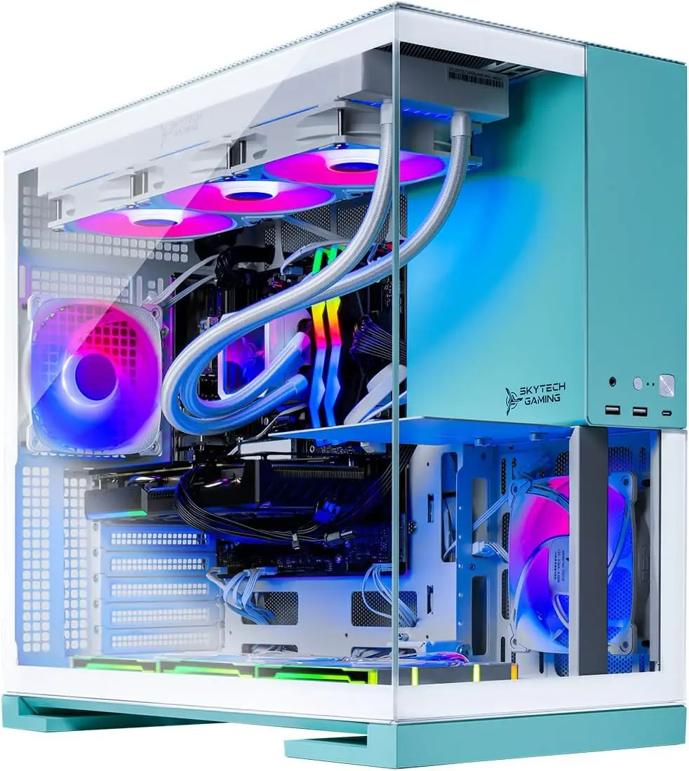 Rtx 5080 16Gb - Skytech Gaming Aqua Desktop-PC, Ryzen 7