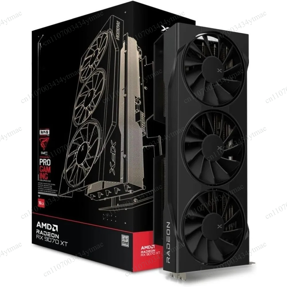 Rx 9070 16Gb - RX 9070 XT Triple-Fan Gaming-Grafikkarte, 16GB